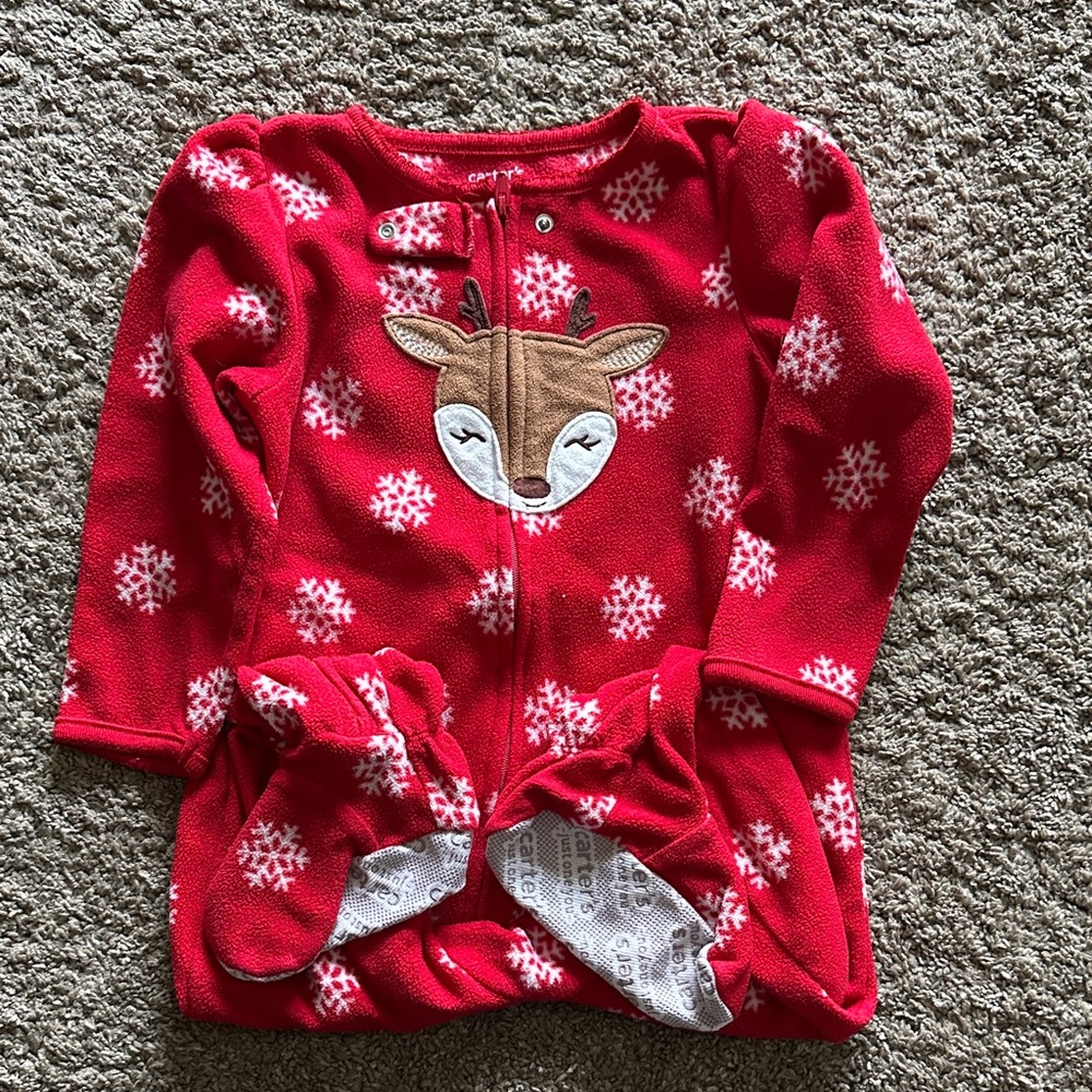 Carter's Festive Red Onesie